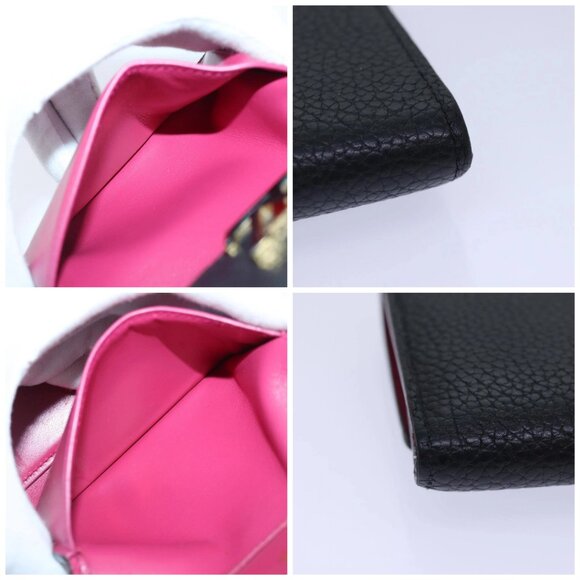 LOUIS VUITTON Portefeuille Capucines Compact Wallet Black - Picture 11 of 15